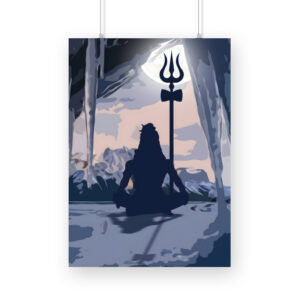 Shiva's Mystical Meditation Wall Art