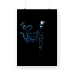 Shiva's Ethereal Aura Wall Art