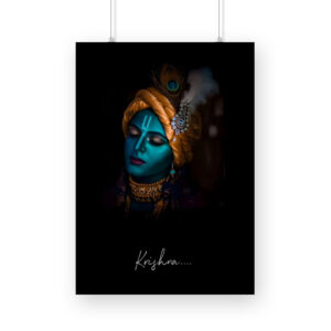 Krishna's Divine Thoughts Wall Art