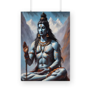 Shiva's Serene Meditation Painting