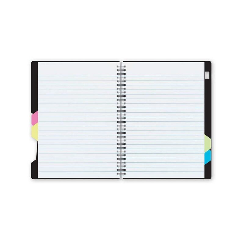 Luxor 5 Subject Notebook | 70 gsm Paper | Single Ruled | Pages - 300 | Count - 1 | 14 x 21.6 CM | Spiral Binding | Versatile for School, Home & Office | Pro & Student-Friendly