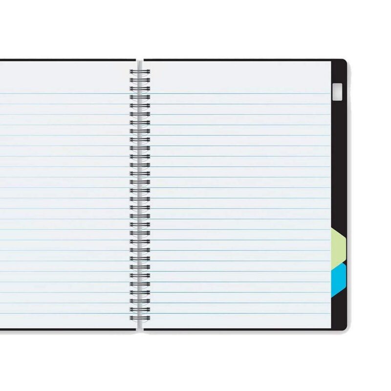 Luxor 5 Subject Notebook | 70 gsm Paper | Single Ruled | Pages - 300 | Count - 1 | 14 x 21.6 CM | Spiral Binding | Versatile for School, Home & Office | Pro & Student-Friendly