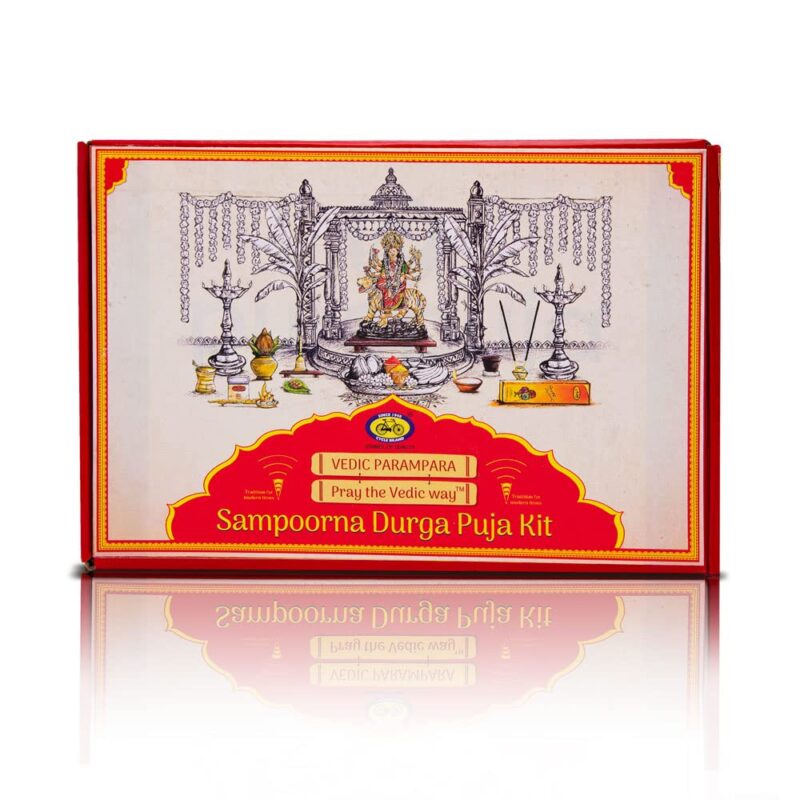 Cycle Pure Puja Kit, with Complete Puja Samagri, Instructions (Pooja Vidhi) (Durga Puja Kit)