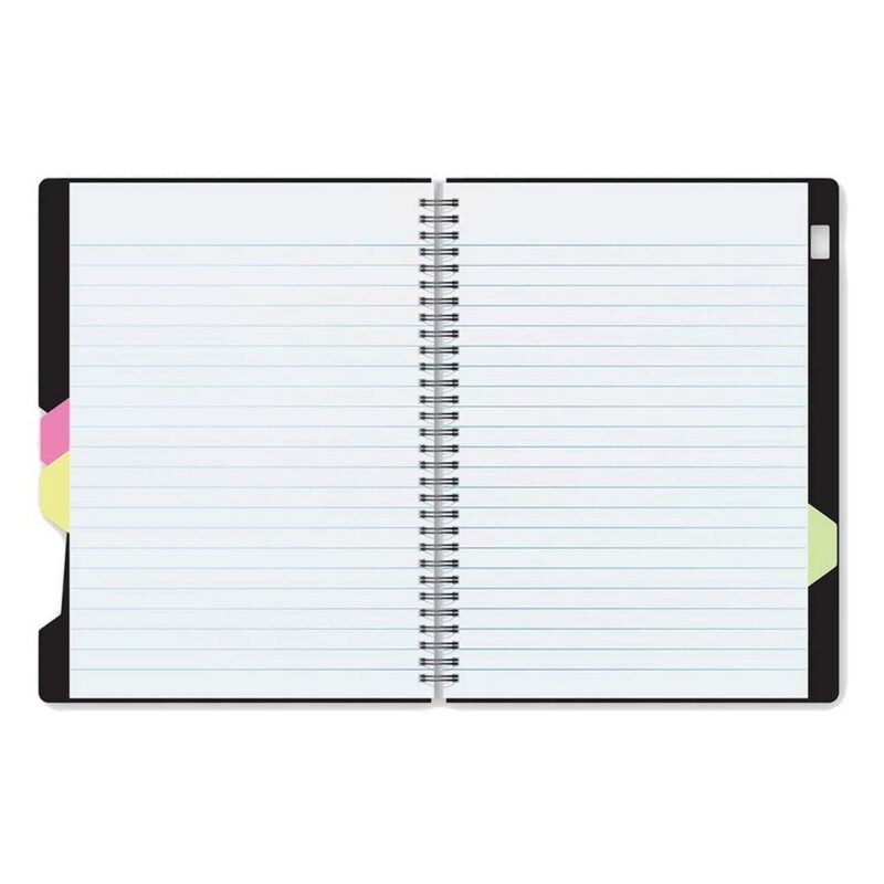 Luxor 4 Subject Notebook | 70 gsm Paper | Single Ruled | Pages - 240 | Count - 1 | 10.8 x 14.0 CM | Spiral Binding | Versatile for School, Home & Office | Pro & Student-Friendly