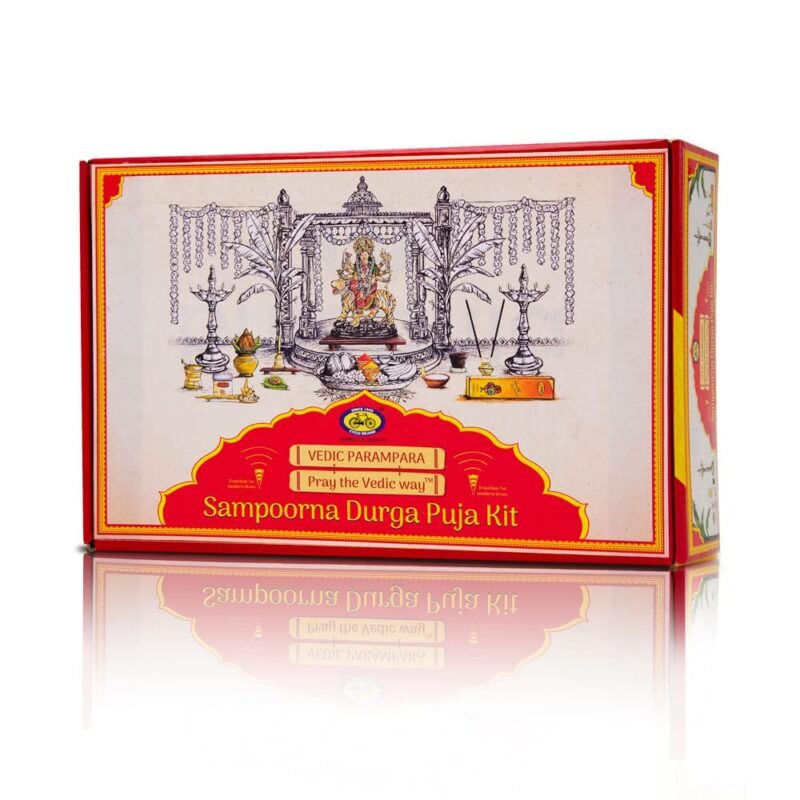 Cycle Pure Puja Kit, with Complete Puja Samagri, Instructions (Pooja Vidhi) (Durga Puja Kit)