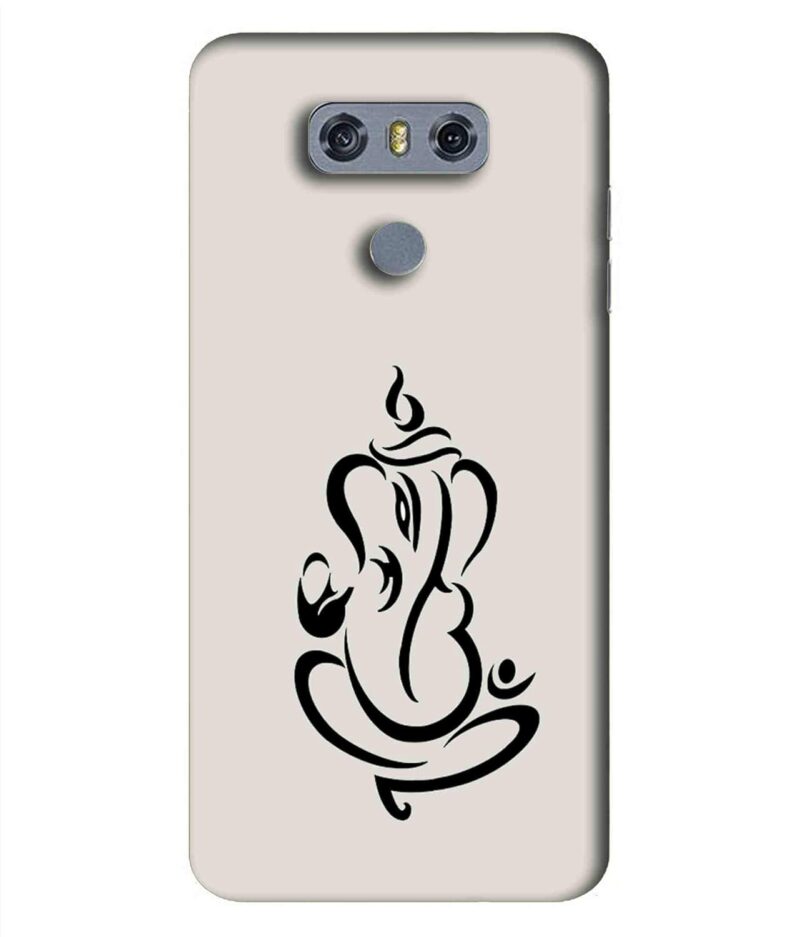 MaroraCases Indian Hindu God Lord Ganesha Portrait Hard Printed Designer Case for LG G6 Plus H870K, LS993, US997, VS988 Back Cover MRR1435