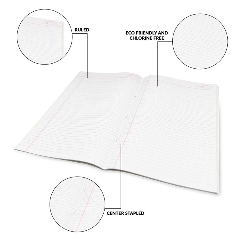 Classmate Long Notebook - Soft Cover, 120 Pages, 272x167mm, Single Line (2005035)