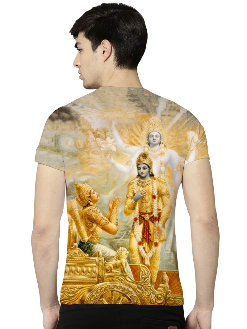 STAND OUT Lord Krishna | Bhagavad Gita | Hare Krishna | Vishnu | Hindu God T-Shirt