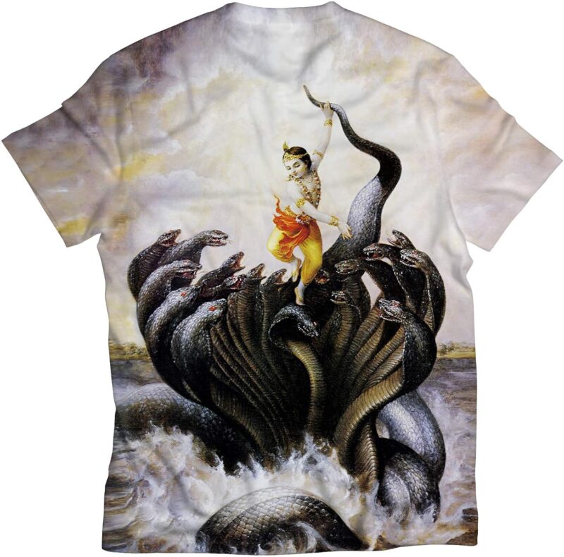 STAND OUT Kalinga Narthana | Lord Krishna | Vishnu | Hindu God T-Shirt