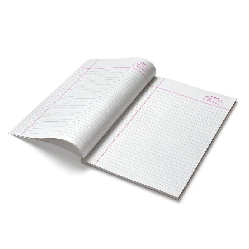 Classmate Notebook - Single Line, 120 Pages, 240 mm x 180 mm - Pack Of 4 [Cover page design might vary]