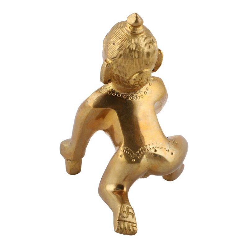 UAPAN Brass Laddu Gopal Idol Baby Laddoo Krishna murti (6CM_1 No Size)