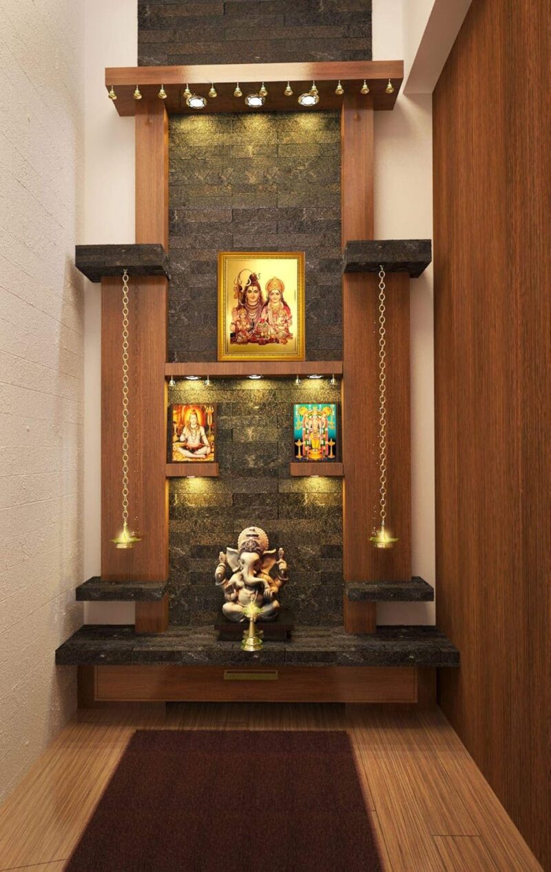 ADA Handicraft Premium God Shankar Family Photo for Pooja, Hindu Bhagwan Devi Devta Shiva Parvati Photo, God Photo Frames, Wall Decor Photo Frame Wood,Multicolor (35 * 25) cm