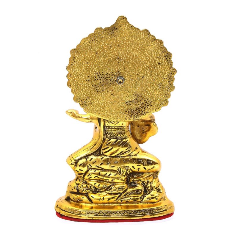 JaipurCrafts Premium Gold plated Saraswati Idol Murti Statue for Home and Pooja Decor| Saraswati Murti for Gift