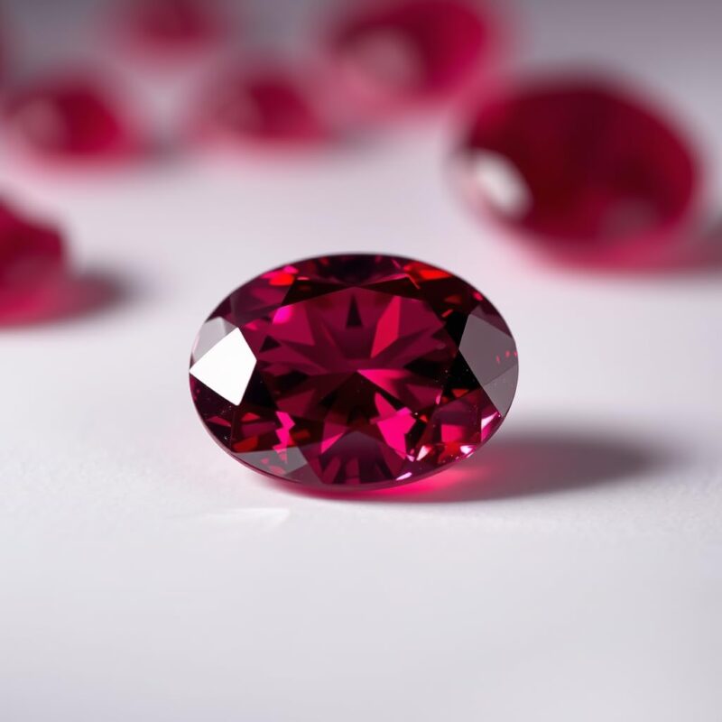 Certified Natural Ruby Gemstone – Original | Precious Red Ruby Stone for Astrology, Jewelry, and Healing (Reputed Govt. Authorized Lab Tested) - 3.85 Carats