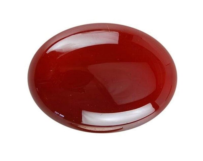 Jaipur Diamonds Yamani/Red Aqeeq Stone Certified Natural Gemstone (3.25 Ratti)