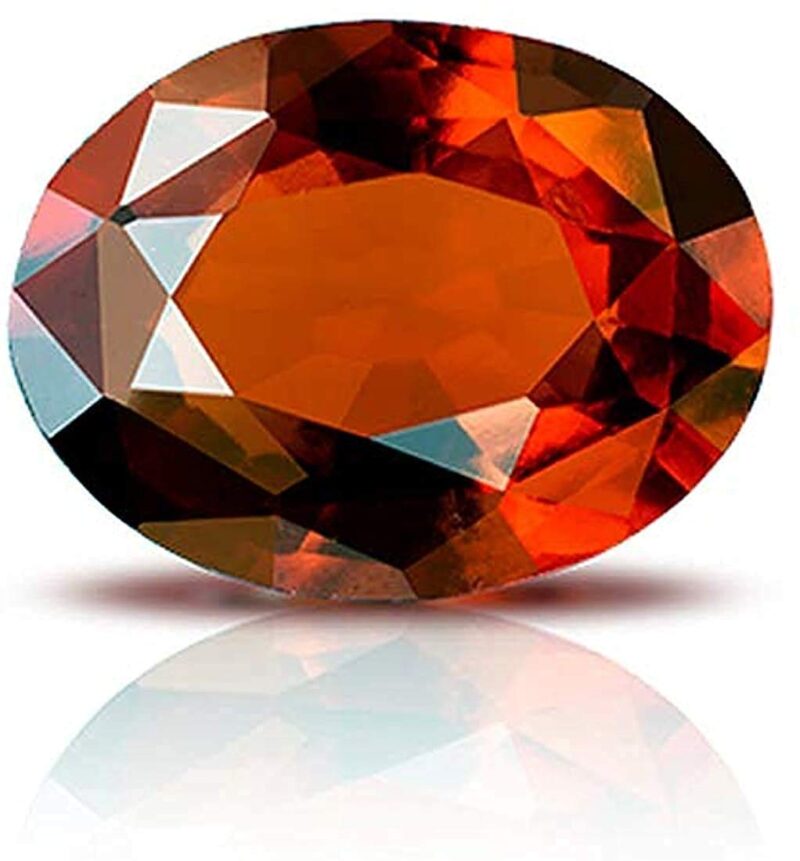 EVERYTHING GEMS 13.57 Carat 14.25 Ratti A+ Quality Natural Hessonite Garnet Gomed Loose Gemstone for Women's and Men's