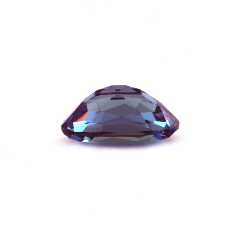 Gemscom 9.25 Ratti Purple Colour Alexander Stone Oval Shape Alexandrite Gemstone Original Certified by Lab for Men & Women