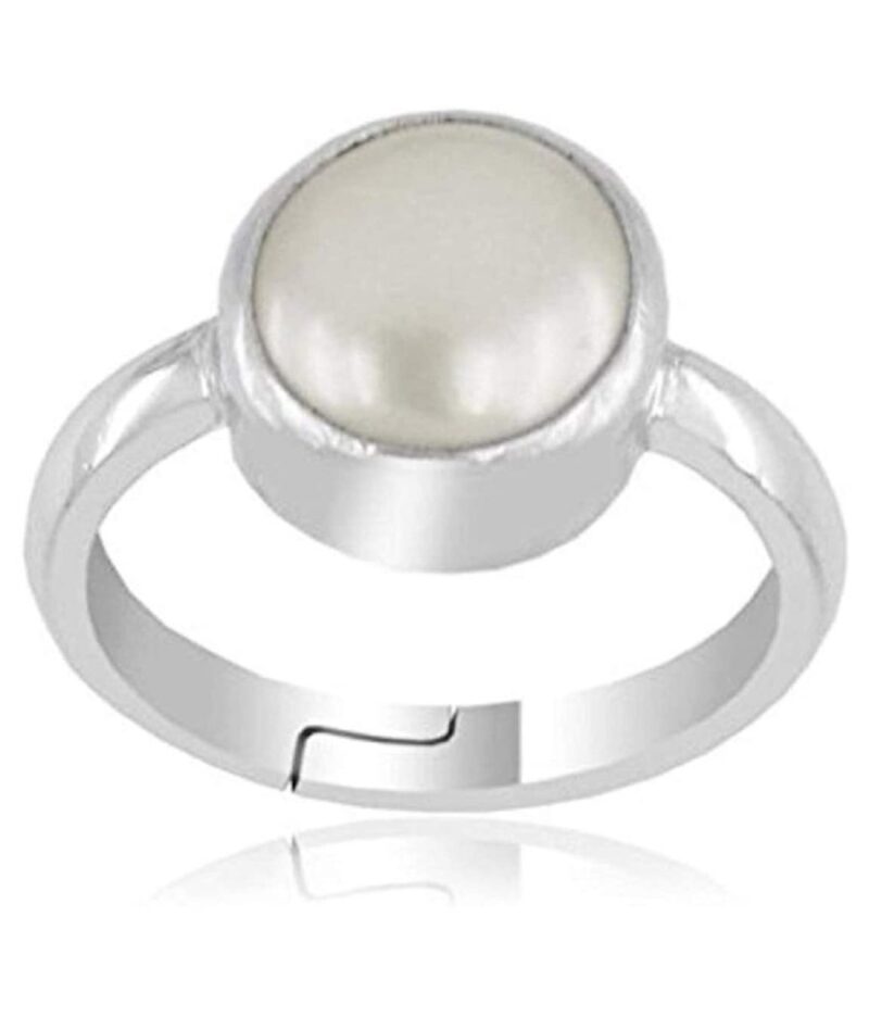 BL Fedput 3.25 Ratti 2.41 Carat A+ Quality Pearl Moti Gemstone Ring for Men and Women's