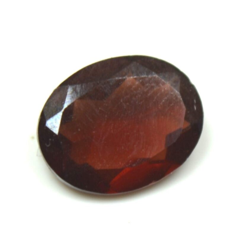 CaratYogi Certified Natural Hessonite Gemstone 2.25 to 4.25 Ratti Gomedh Oval Shape Astrology Rashi Ratan