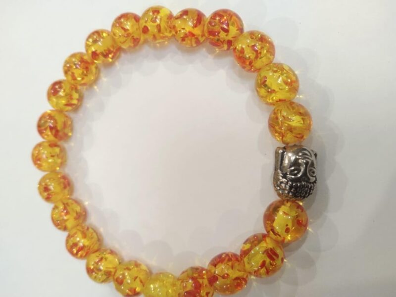 Rare Gems Gallery Beautiful Stretchable Amber Stone Bracelet Original Certified एम्बर ब्रेसलेट Baltic Gemstone Hand Bracelets Excellent Clarity Ambar Crystal Beads Bracelet