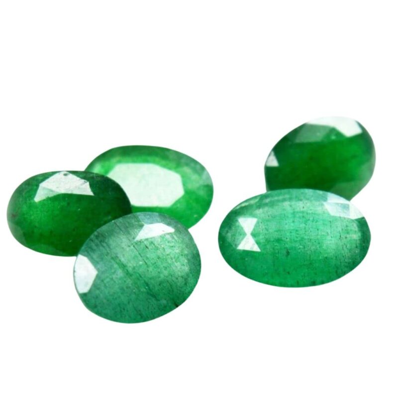 Natural Emerald at Wholesale Rate (Rs 90/Carat) Fine Quality Oval Shape पन्ना रत्न Loose Gemstone for Reselling Astrologers Jewellers Crystal Healing Astrological