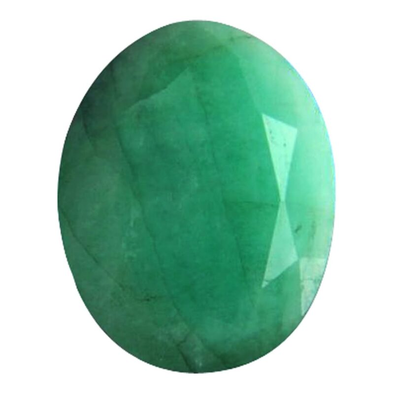 CLARA Natural Emerald Panna 5.25 to 5.5 RATTI Certified Energized Loose Gemstone for Men & Women