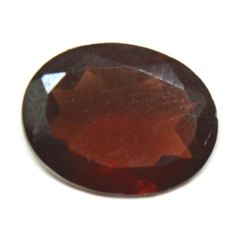 CaratYogi Certified Natural Hessonite Gemstone 2.25 to 4.25 Ratti Gomedh Oval Shape Astrology Rashi Ratan