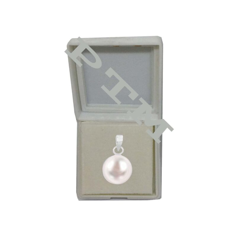 PTM Pearl/Moti 3.25 Ratti or 3 Carat Astrological Certified Gemstone bis Hallmark 925 Sterling Silver Pendant for Men & Women -fba3325