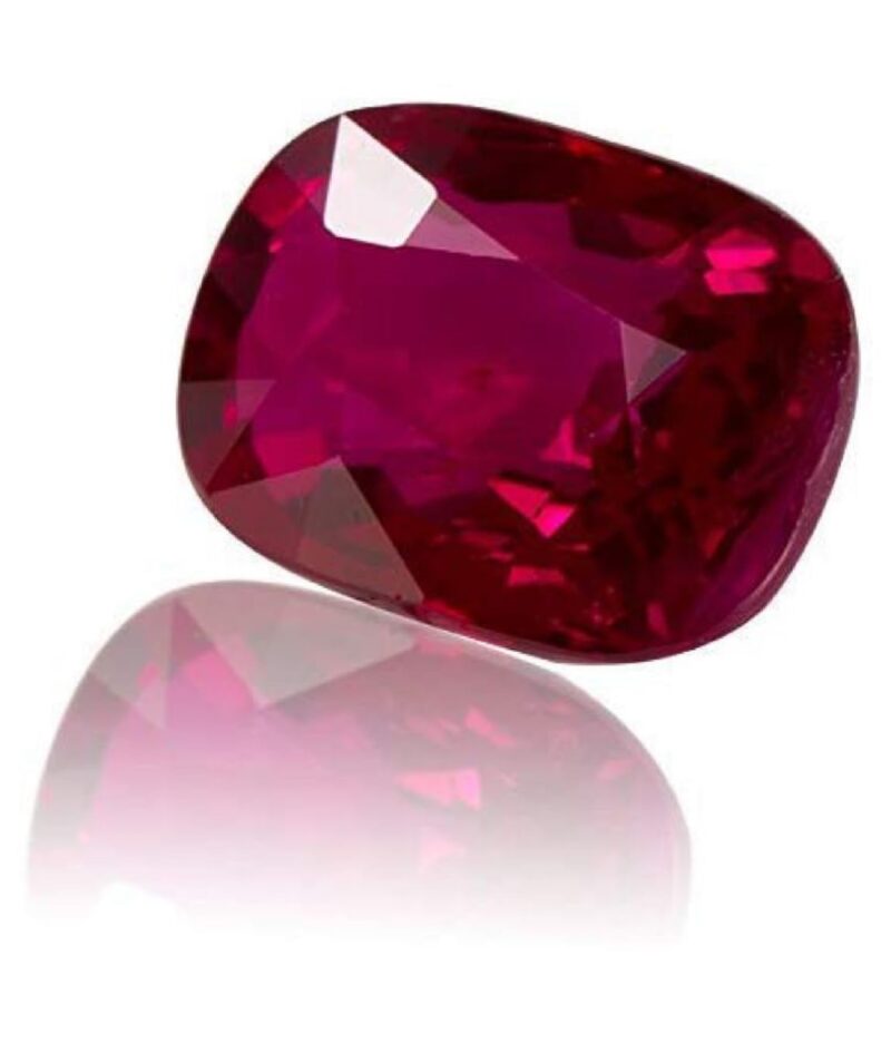 Gemscom Burma Ruby Gemstone Manik Stone Certified for Men and Women (Ruby, 10.25 Ratti / 9.40 Carat)