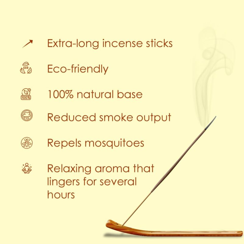 AVL Subanithra Herbal Incense Sticks | from The House of Eyetex | 100% Natural | Chemical-Free | Low Smoke Output | Soothing Herbal Aroma | Eco-Friendly | 120 Sticks