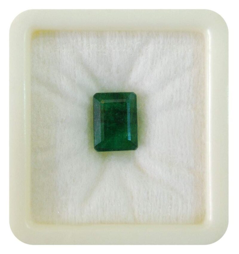 Emerald Gemstone Beryl Untreated 4.00 Ratti Natural Certified Loose Precious Panna Stone