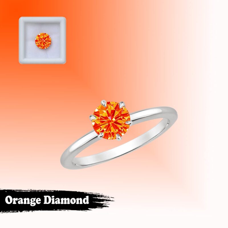 Maya Gems/Original Orange Diamond Gemstone (Zircon)