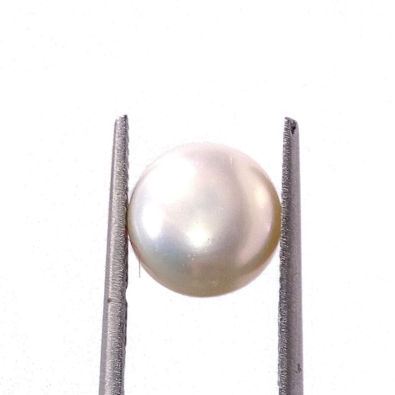 5.65 Ratti/5.10 Cts Fresh Water Pearl Moti original Natural Loose Precious Round Shape for Perfect Ring Size Gemstone By SAHIBA GEMS