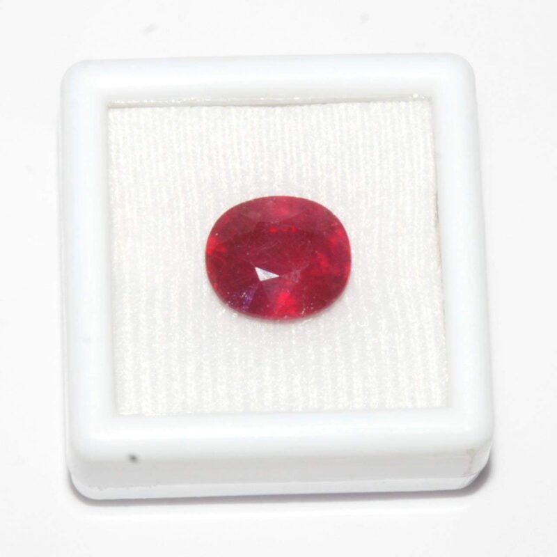 Original Natural Manik/Ruby 7.25 Ratti Certified Loose Gemstone Rashi Ratna by S Kumar Gems & Jewels