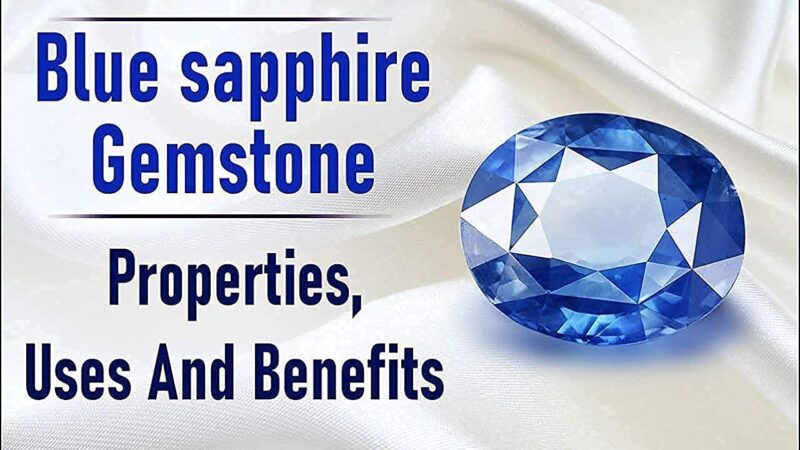 EVERYTHING GEMS 6.60 Carat 7.25 Ratti Neelam Stone Original Cylone Mined Certified Natural Blue Sapphire Gemstone