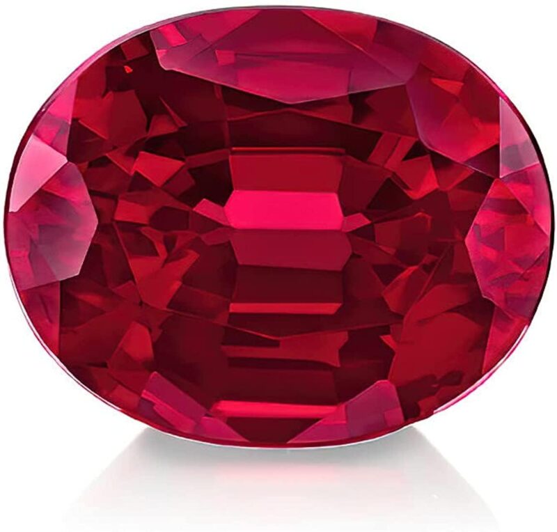 ANUJ SALES 5.25 Carat Ruby Stone Manik Stone Original Certified Natural Loose Gemstone