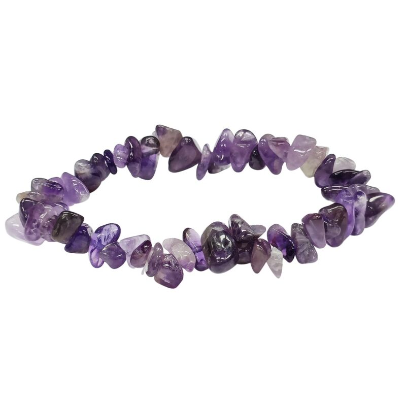 9Dzine Crystal Stone Chips Bracelet For Women | Stylish Casual Stretchable Bracelet For Daily Use | Natural Reiki Feng Shui Healing Gemstone Bracelet For Girls