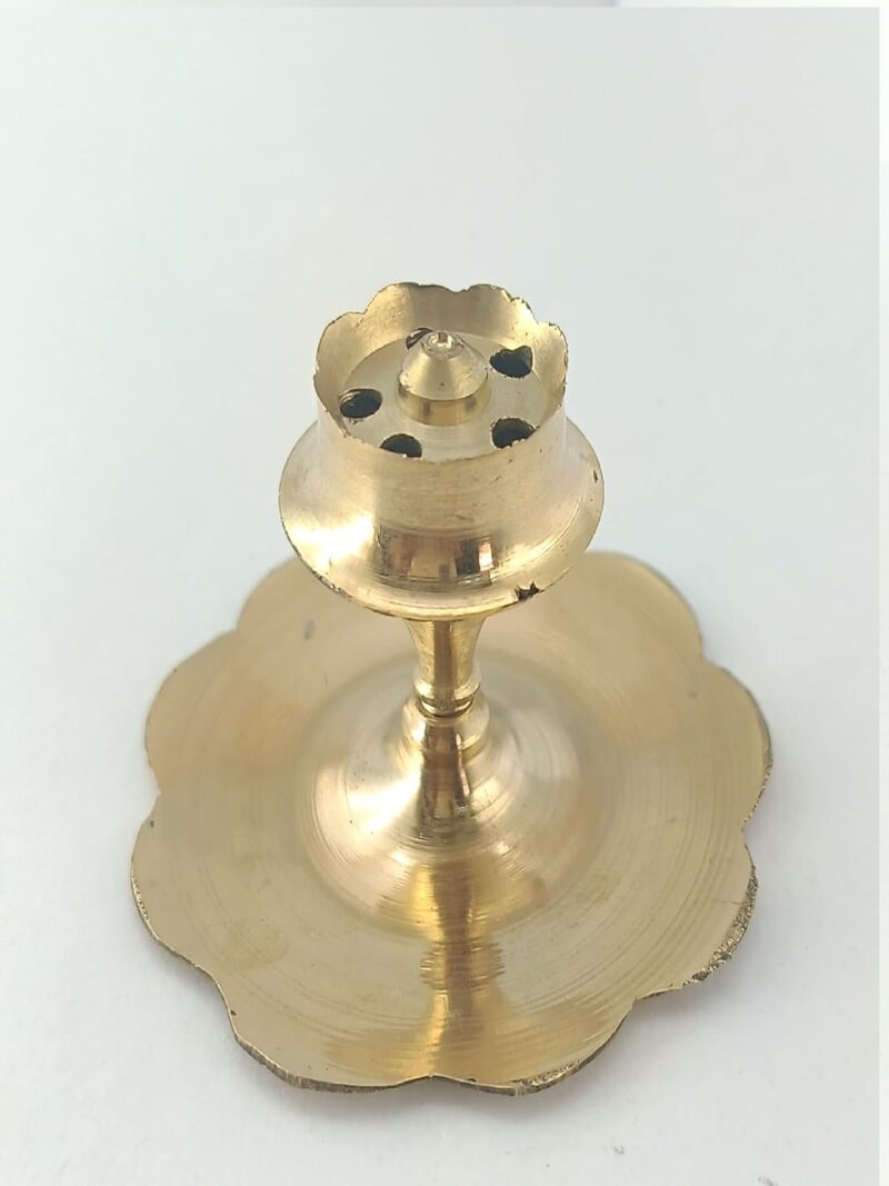 advancedestore Incense Holder: Make Worship Special with This Incense Stick Stand for a Spiritual Connection (Brass)-4cmx6cm Minimum Order Qty of 1