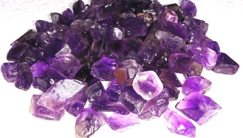 Amethyst Chips Natural of Premium Small Tumbled Gemstone Crystal Healing Chips 500 Gram Pack