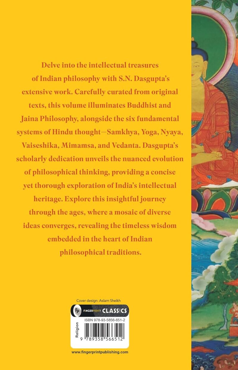 A History of Indian Philosophy Vol. I