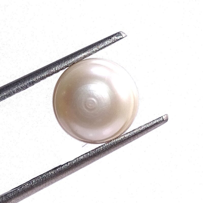 5.65 Ratti/5.10 Cts Fresh Water Pearl Moti original Natural Loose Precious Round Shape for Perfect Ring Size Gemstone By SAHIBA GEMS