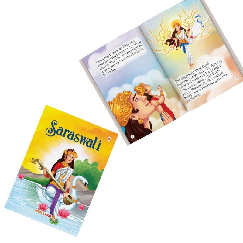 My First Goddesses (Illustrated) (Set of 5 Books) - Story Books for Kids - Parvati, Lakshmi, Saraswati, Indrani, Durga - Read Aloud to Infants, Toddlers