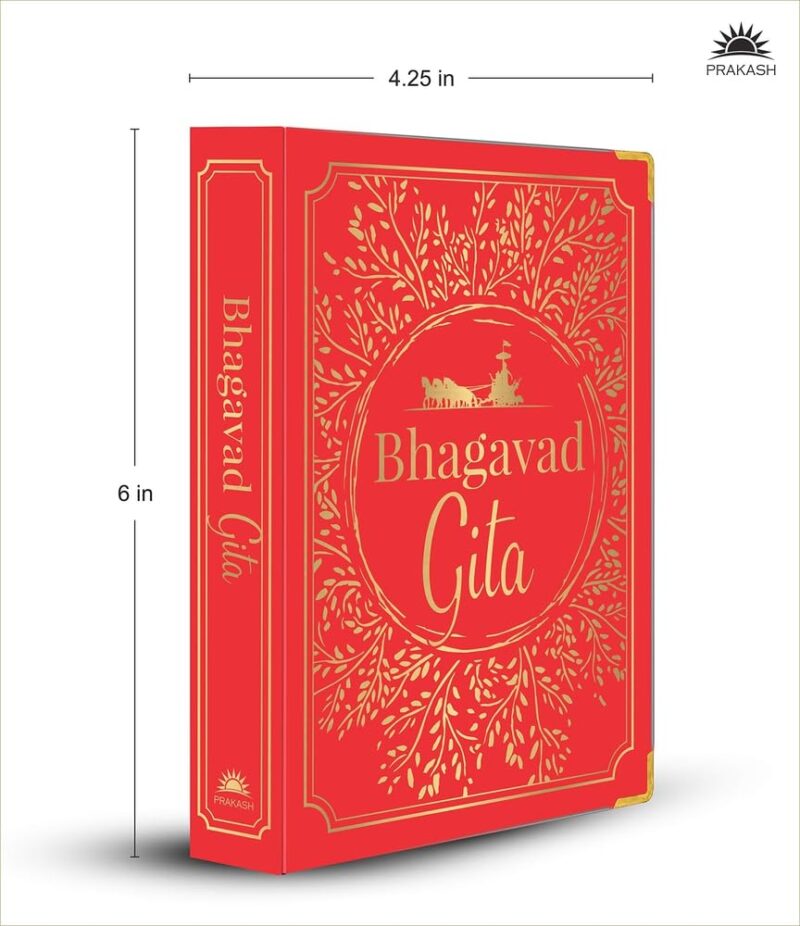 Bhagavad Gita [Deluxe Hardbound Edition] Sacred Text for Self-Realization and Spiritual Enlightenment | Discover Ancient Wisdom | Timeless Religious Teachings | Book on India’s Vedic Wisdom