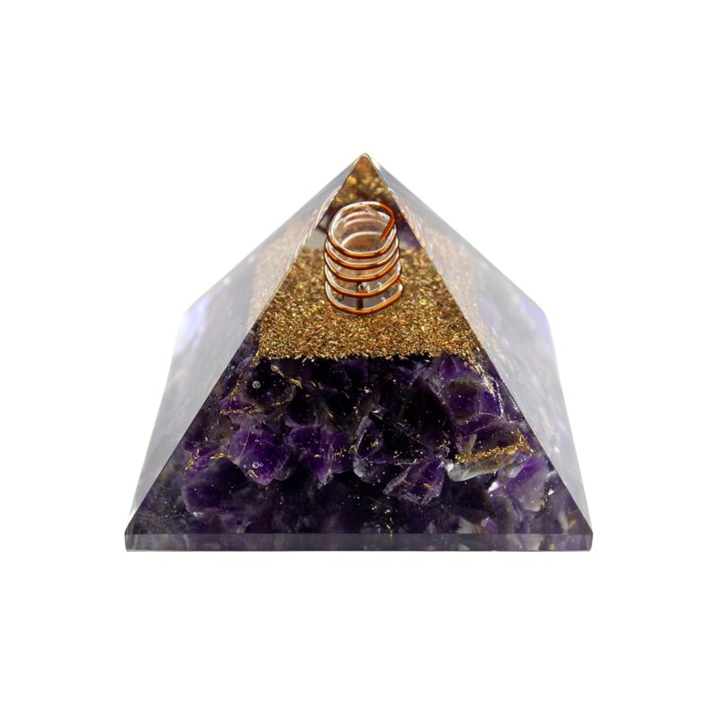 YOUR SPIRITUAL REVOLUTION Amethyst Natural Gemstone Pyramid Healing Crystal Wealth Vastu Energy Correction FengShui Home Decor