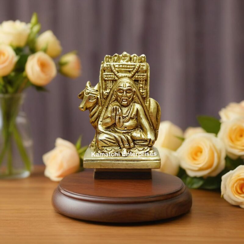 Kamatchi Enterprises Brass Raghavendra Idol | Raghavendra Swamy