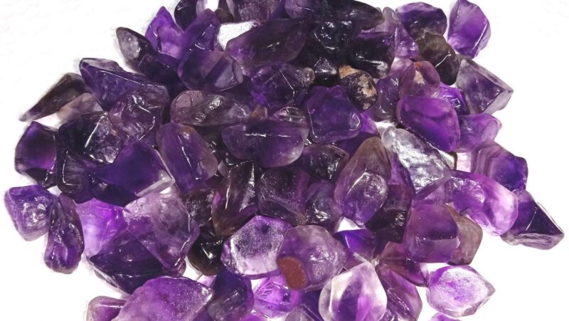 Amethyst Chips Natural of Premium Small Tumbled Gemstone Crystal Healing Chips 500 Gram Pack