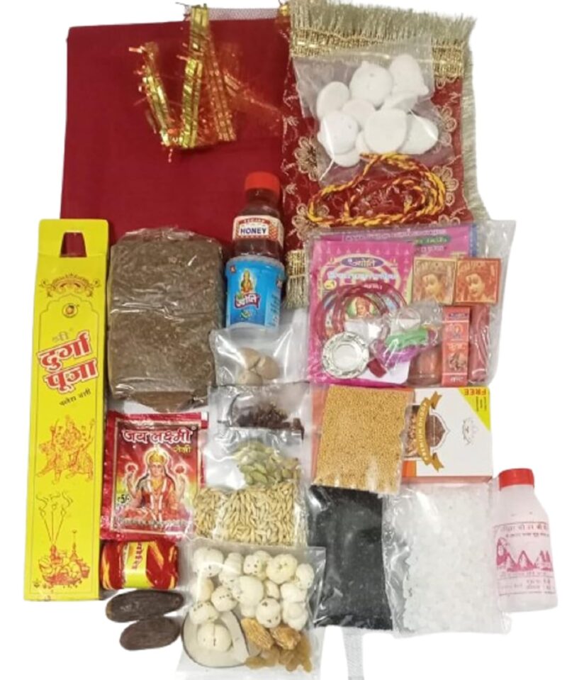 LAKSHMI POOJA SUGANDH 23 itam Combo Pack Navratri Pack Kit | Maha Navmi Poojan Kit |Durga Pooja | Economy