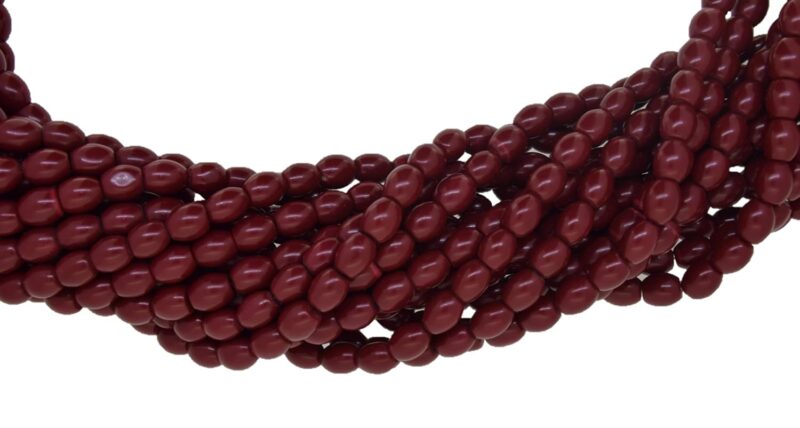 ShreeCrystalsBeads Ruby Quartz Plain Barrel Shape Gemstone Beads for Jewelry Making, Jewelry Supplies, Ruby Quartz Beads 8x10mm Size, 1 Strand Each of 16" Length