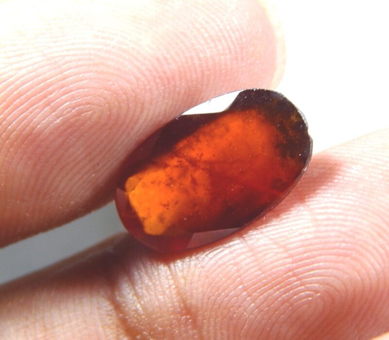 Urancia® Top Quaity Gomedha Hessonite Gomed Gemstone 6.5cts Lab Certified