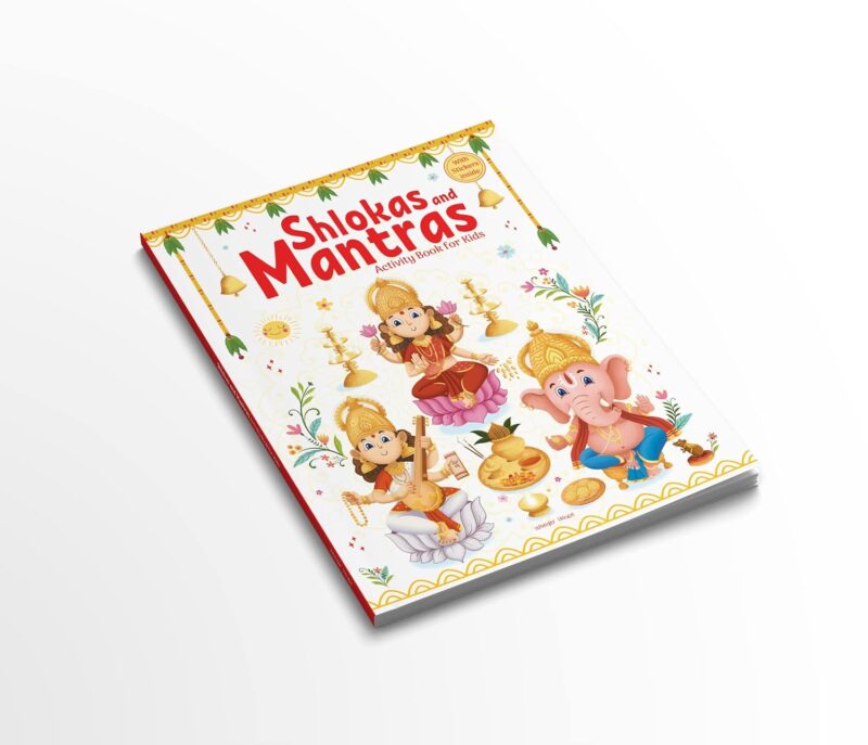 Shlokas and Mantras - Activity Book For Kids - Illustrated Book With Engaging Activities and Sticker Sheets